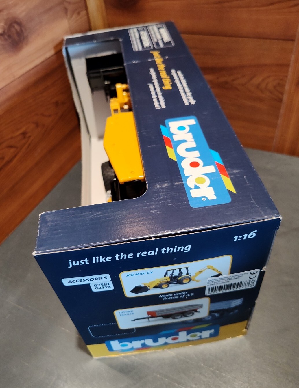 NIB BRUDER® 1:16 JCB MIDI CX BACKHOE/LOADER