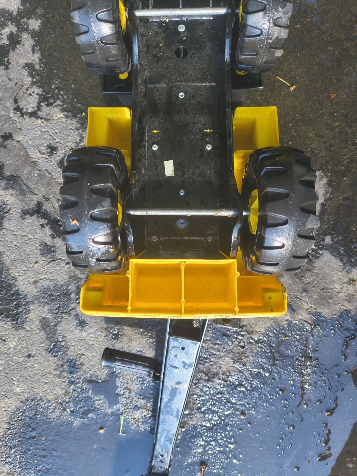 Tonka Mighty Diesel Excavator Backhoe Steel Truck Load 1210
