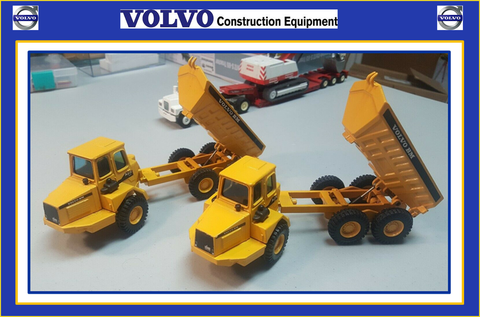 1/50 Volvo BM A25 Articulated Dumpers by Joal – FREE SHIPPING $$$$