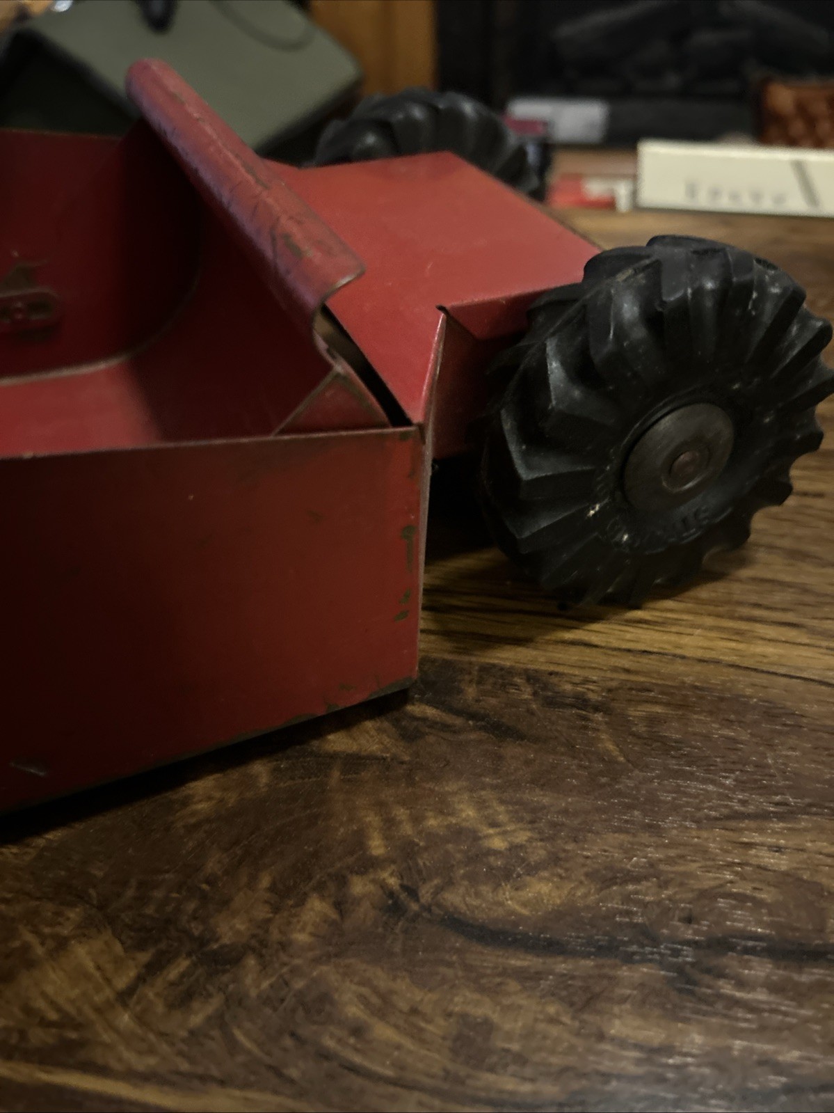 Vintage Original 1950’s Structo Toys Red Structo Scraper Construction Toy