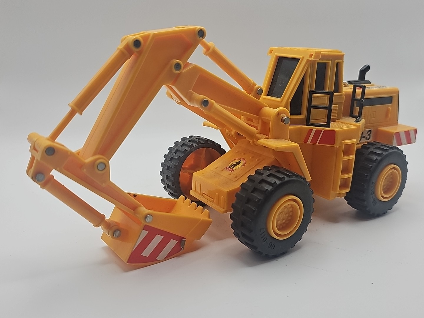 Construction Zone Plastic Vehicle Excavator Toy