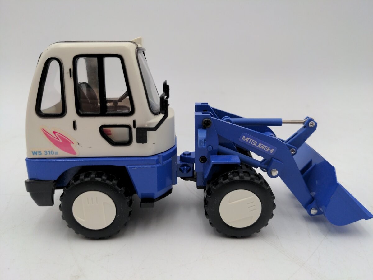Yonezawa Toys K-20 1:30 Scale Diecast Mitsubishi WS310 III Wheel Loader EX/Box