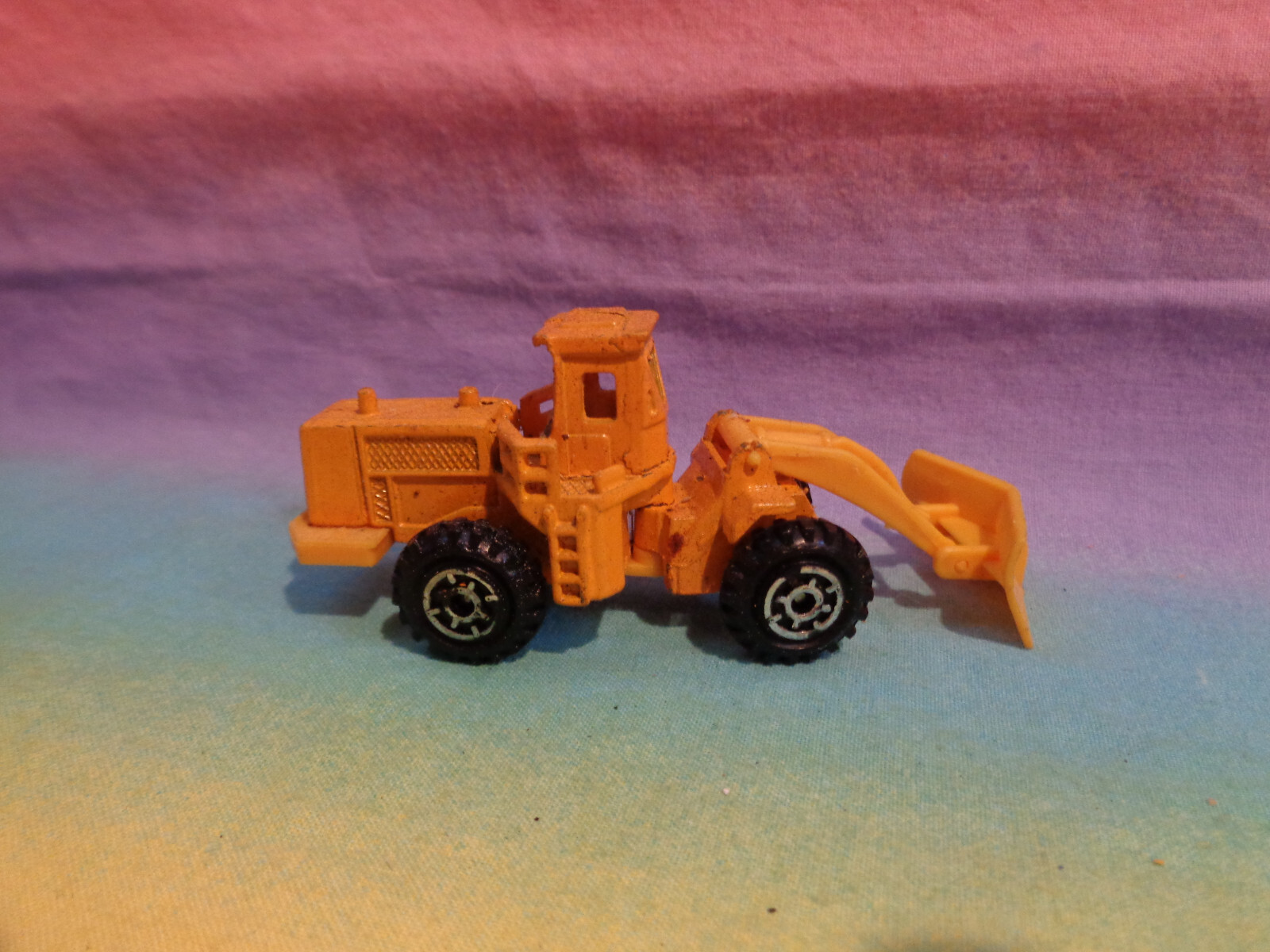 Vintage 1980’s Yellow / Orange Snow Plow ZEE P388 Plastic Diecast Toy Hong Kong