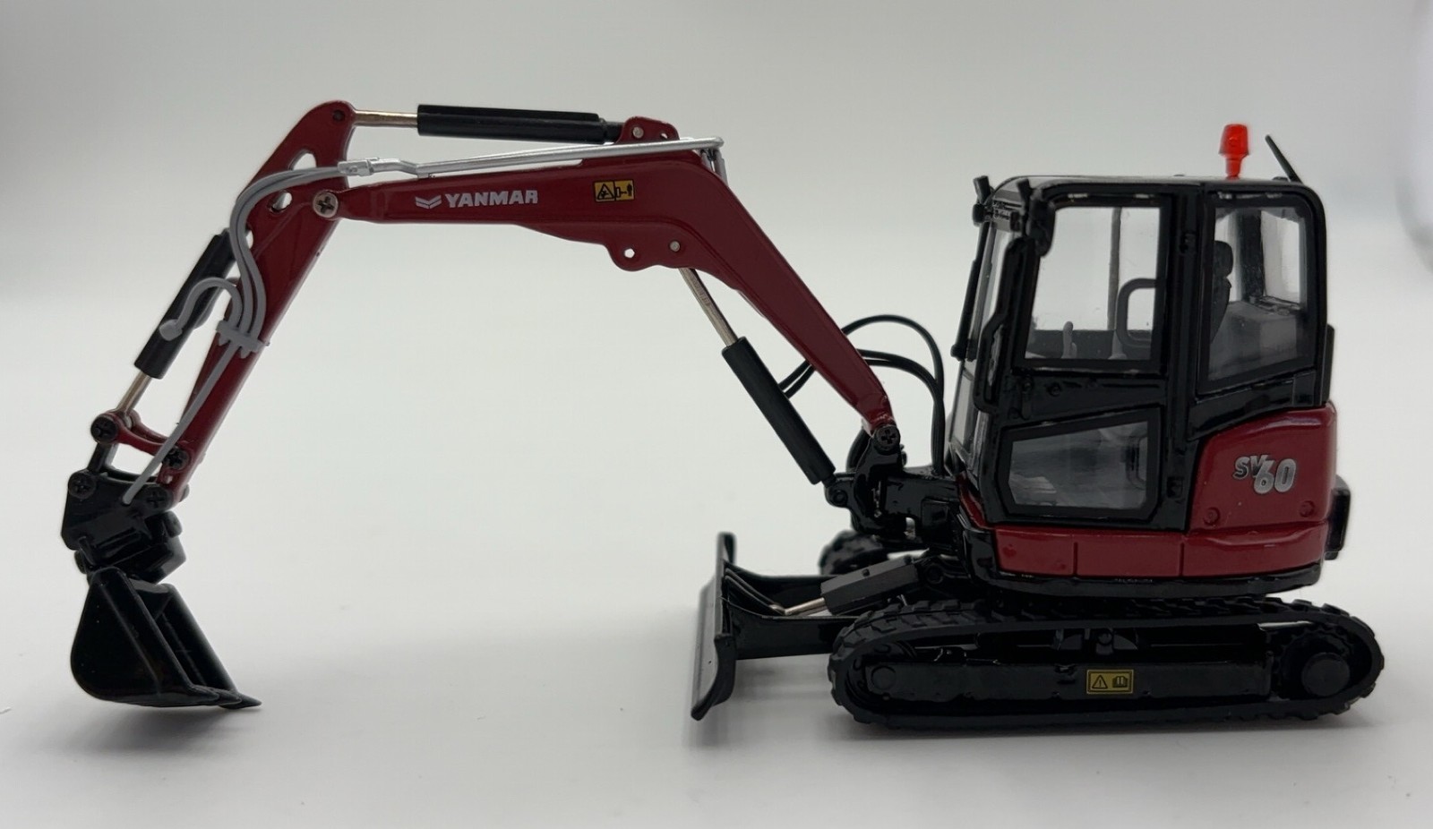 ROS,Red YANMAR SV60 mini excavator, 1/50, ROS00237