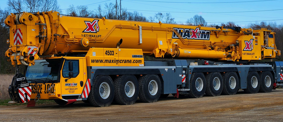 1/50 Custom Liebherr LTM 1650 Mobile Crane – IN MAXIM LIVERY – FREE SHIPPING