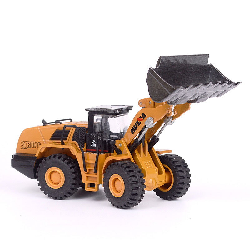 1:60 Wheel Loader Truck Construction Vehicle Diecast Bulldozer Toys for Kids