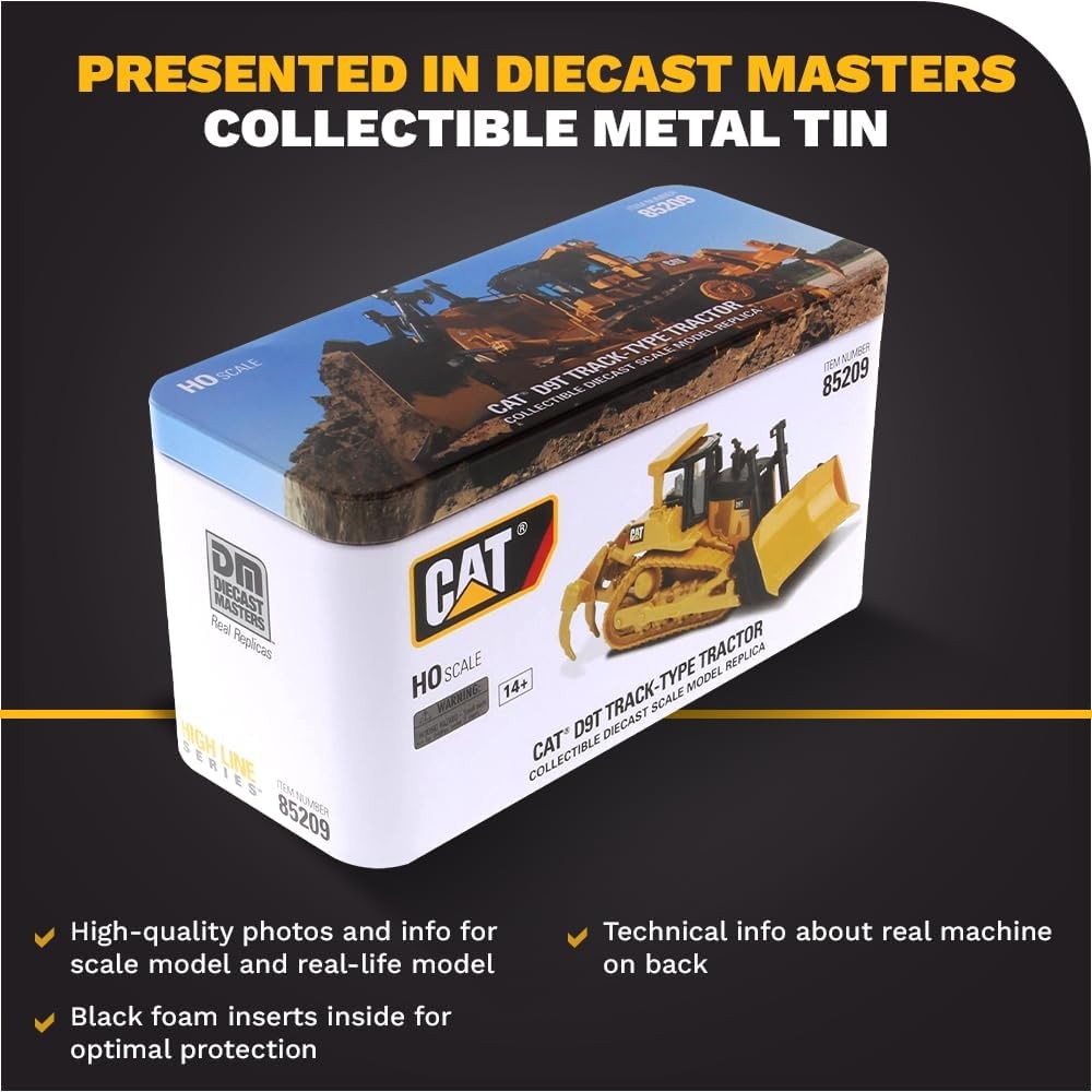 1:87 Caterpillar D9T Dozer, HO Scale Series | 1:87 Scale Model Diecast Collectib