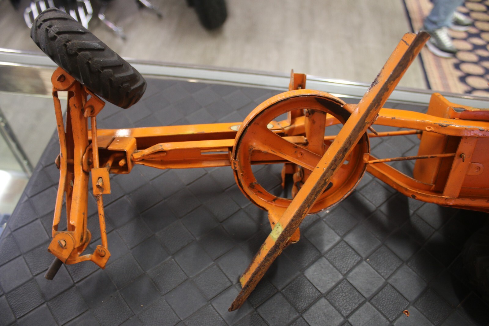 Vintage 1950’s Doepka Adam’s Road Grader Desial Motor Orange