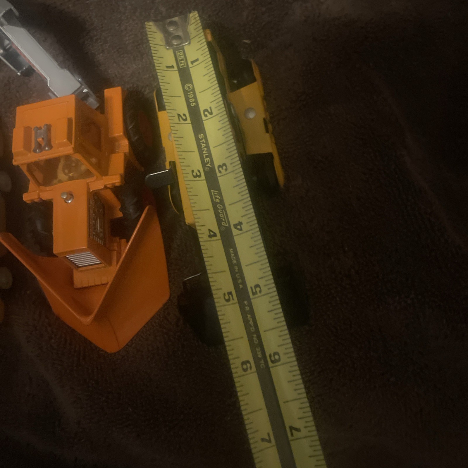 2 Tonka & Matchbox Collectible Toys (1970s): Excavator-Front Loader-Pick Up
