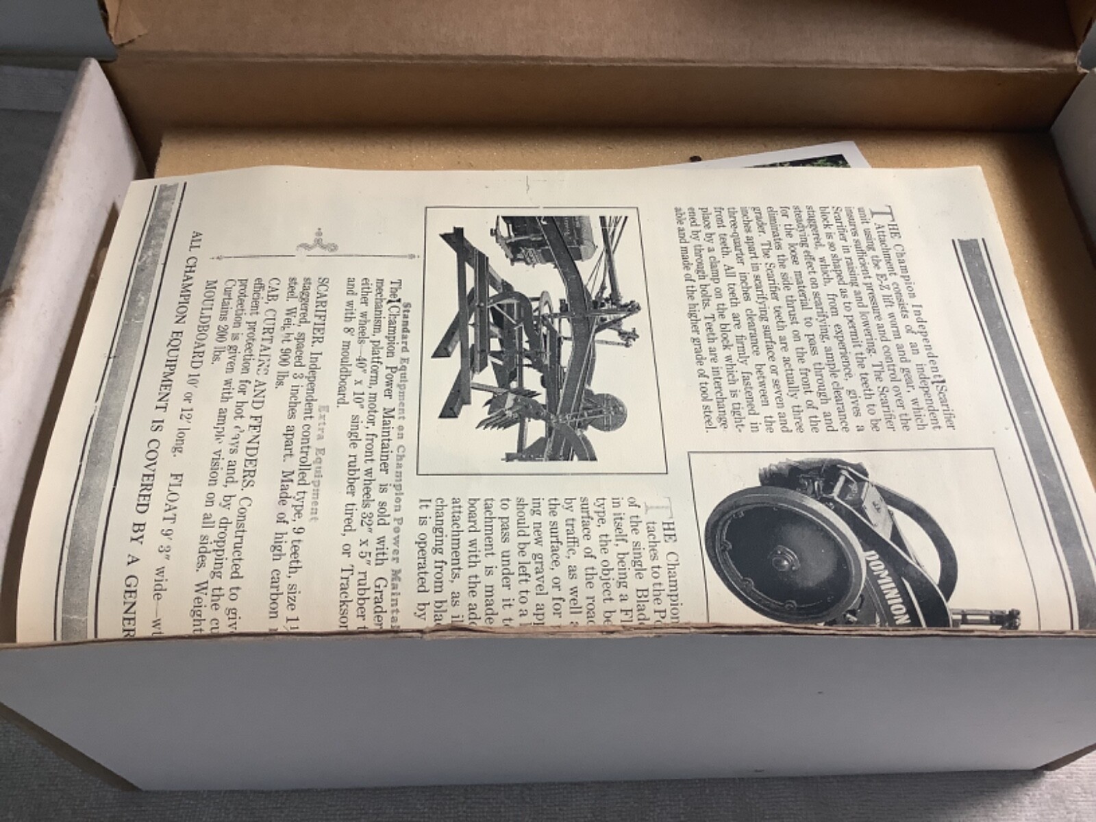 Teeswater Custom Tractor 1928 champion grader antique grader club 101 of 500 New