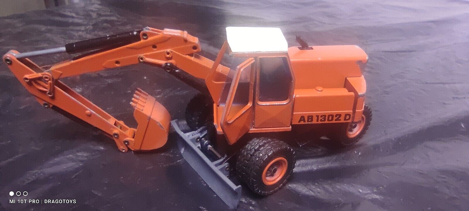 VINTAGE TOY EXCAVATOR ATLAS AB1302D WHEEL SHOVEL CONRAD 1:50 DIECAST MODEL PARTS