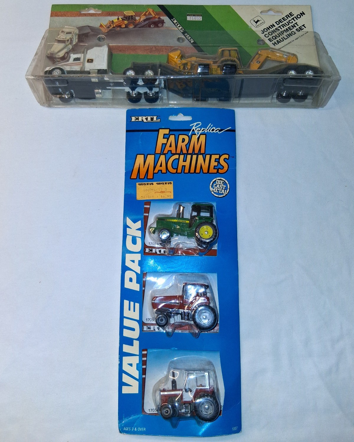 ERTL John Deere Hauling Set & Farm Machines Value Pack