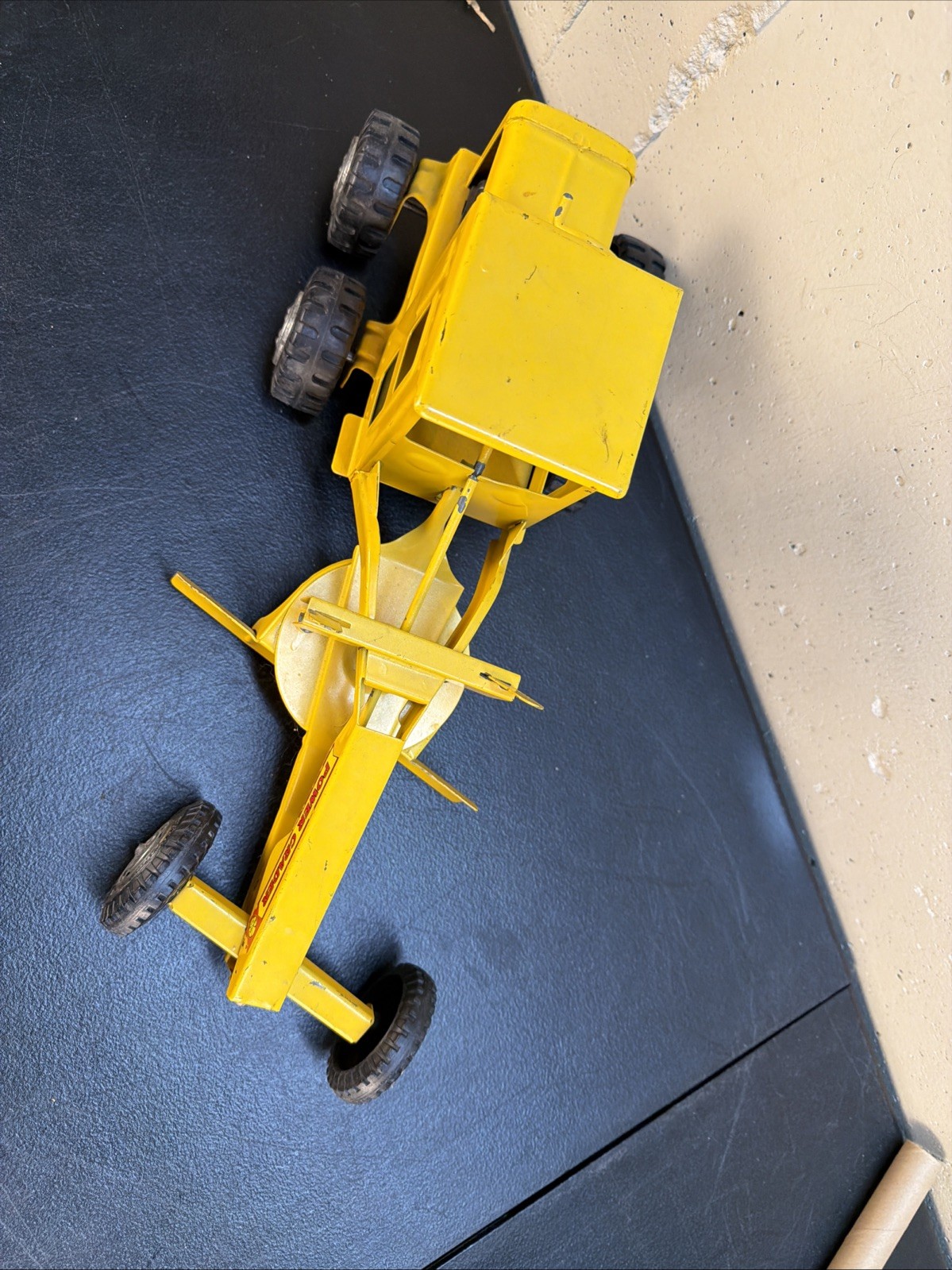 POWER GRADER – TONKA Vintage 1970’s Tonka Yellow Die Cast Metal – RARE! CLEAN