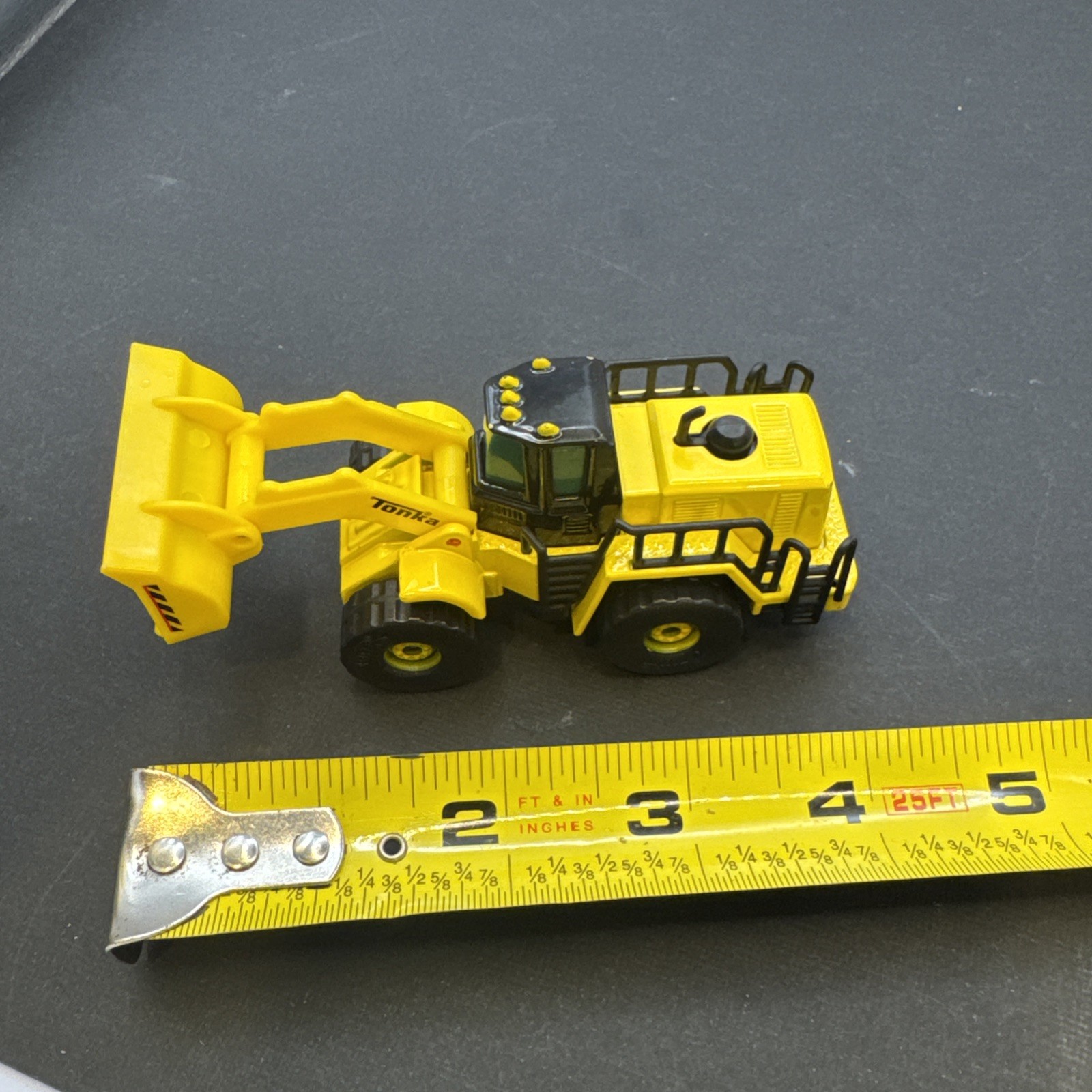 Tonka Diecast Front End Loader, Metal / Plastic Loose VGUC