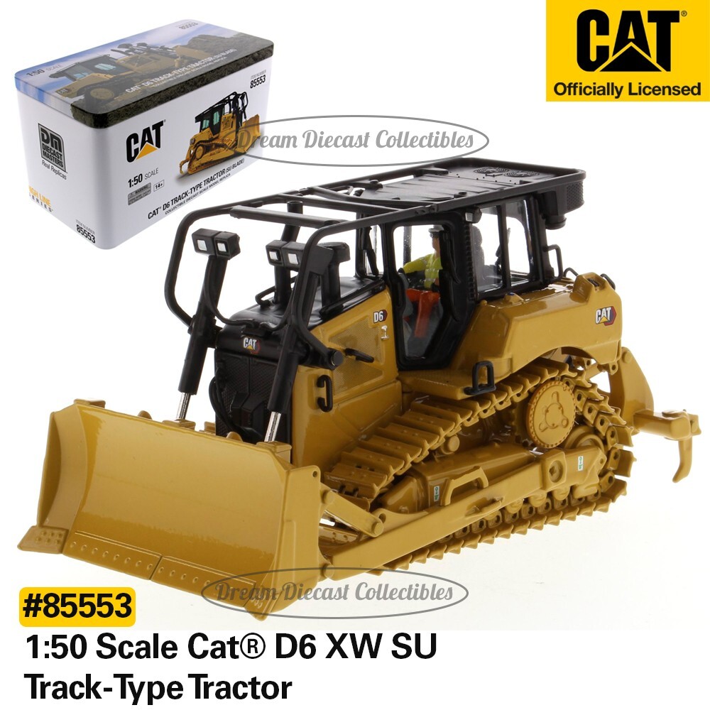 ⭐ 1:50 CAT D6 XW SU NEXT GEN TRACK TYPE TRACTOR DOZER DIECAST MASTERS 85553 ⭐