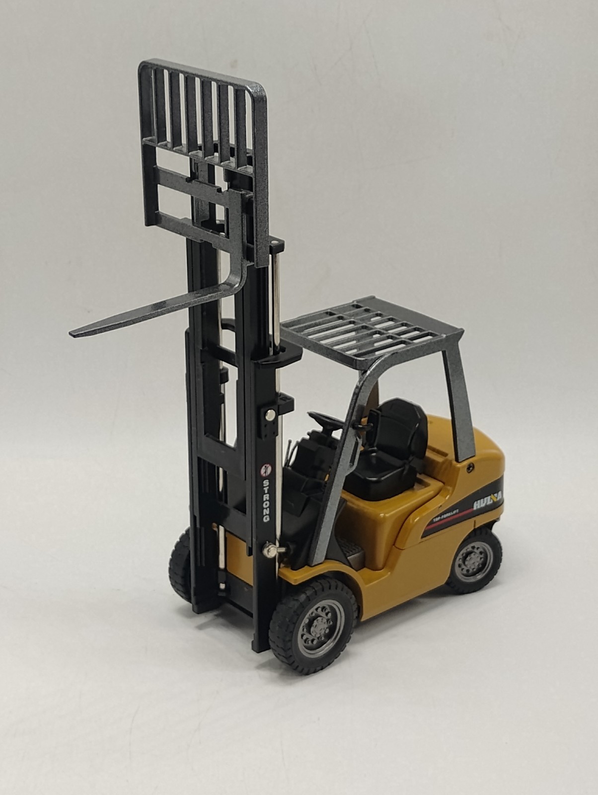 Huina 1:25 Scale Heavy Diecast Metal Forklift Missing 1 Fork FOR PARTS OR REPAIR