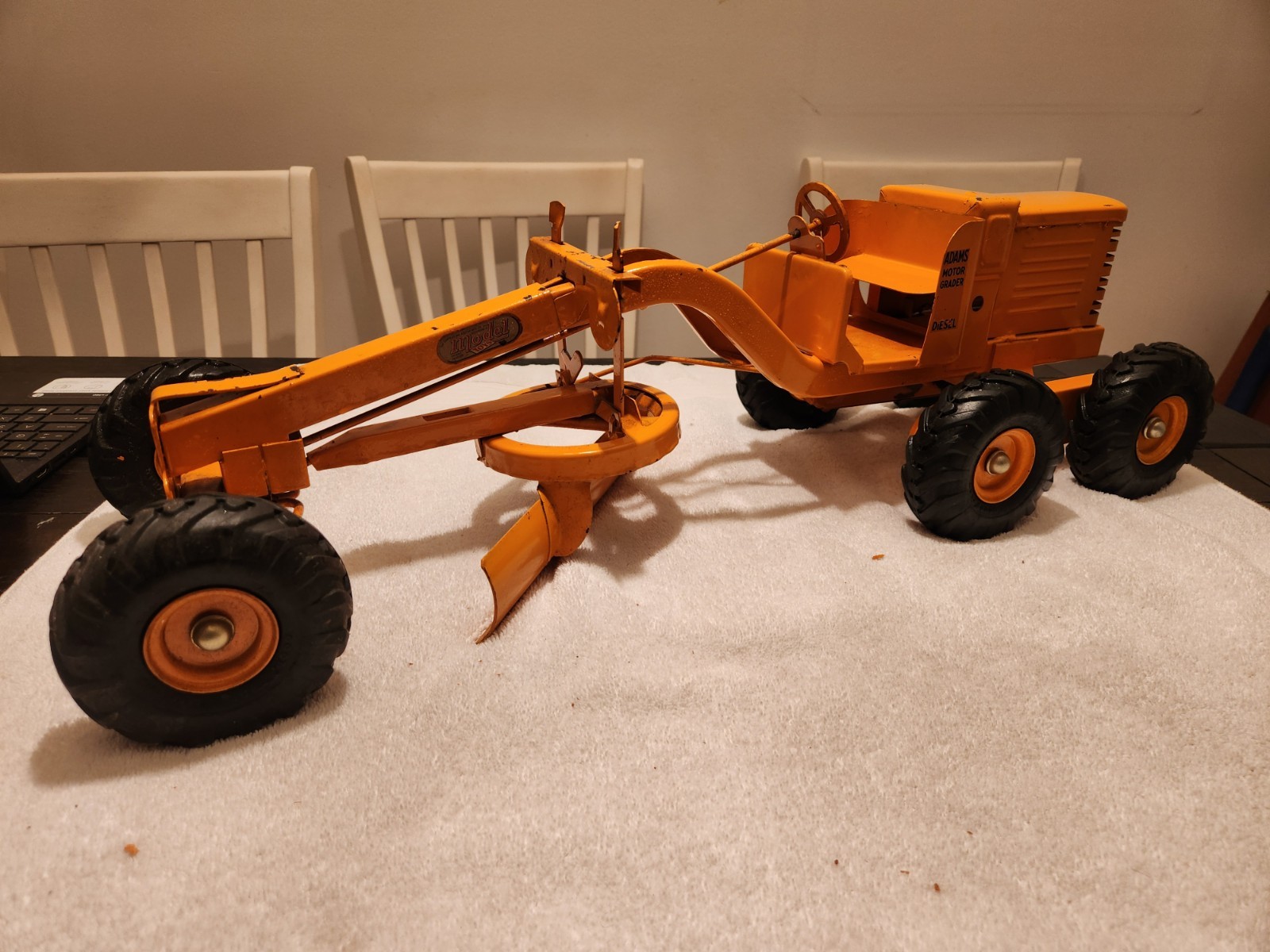 Vintage Adams Motor Grader 1950’s Doepke Model Toy USA