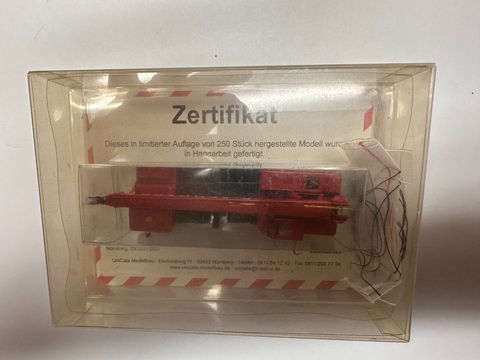 Unicata Brass Grove TM225 Truck Crane SCHOLLP New in Box