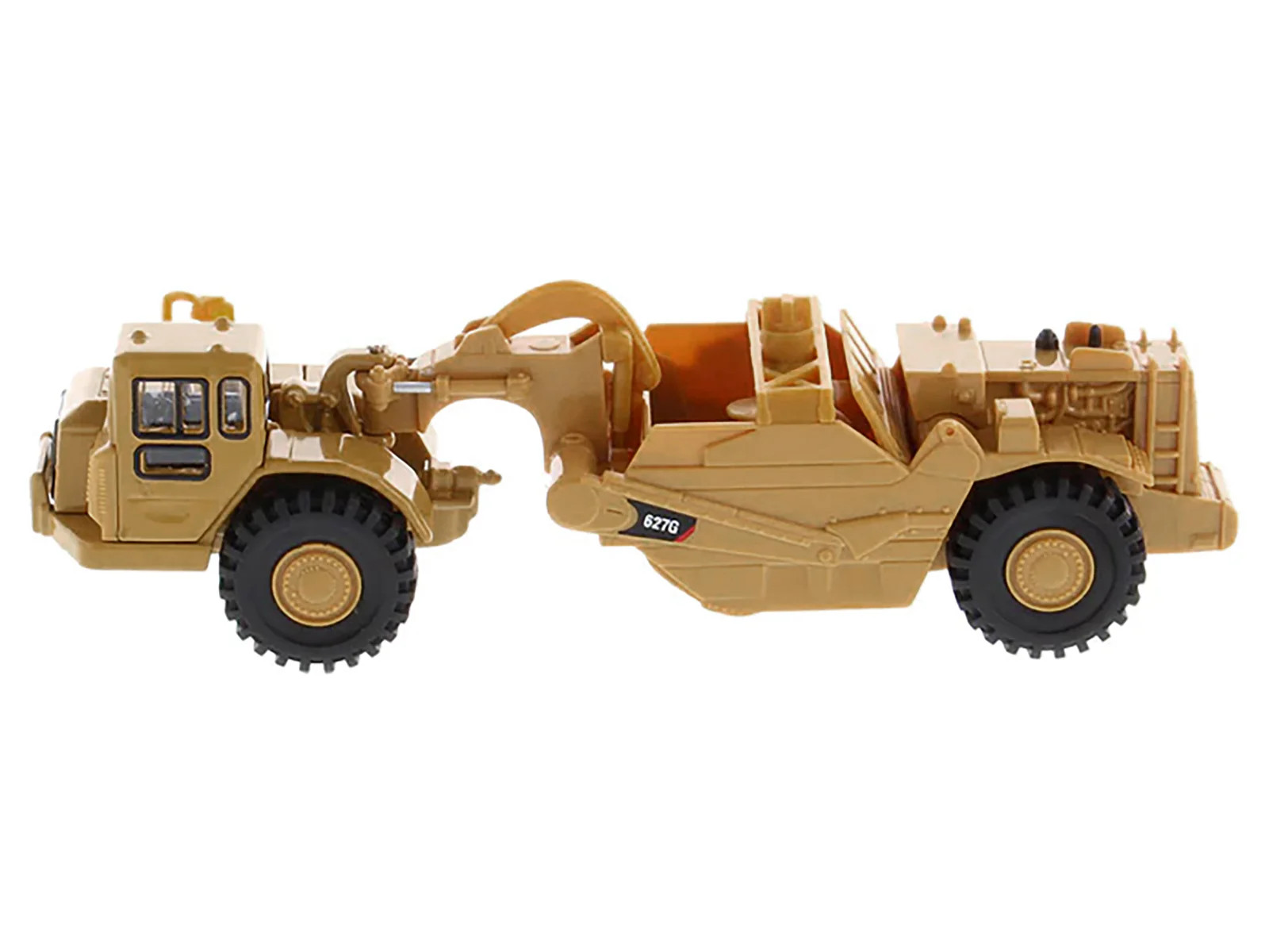 CAT Caterpillar 627G Auger Scraper Yellow 1/87 (HO) Diecast Model by Diecast Mas