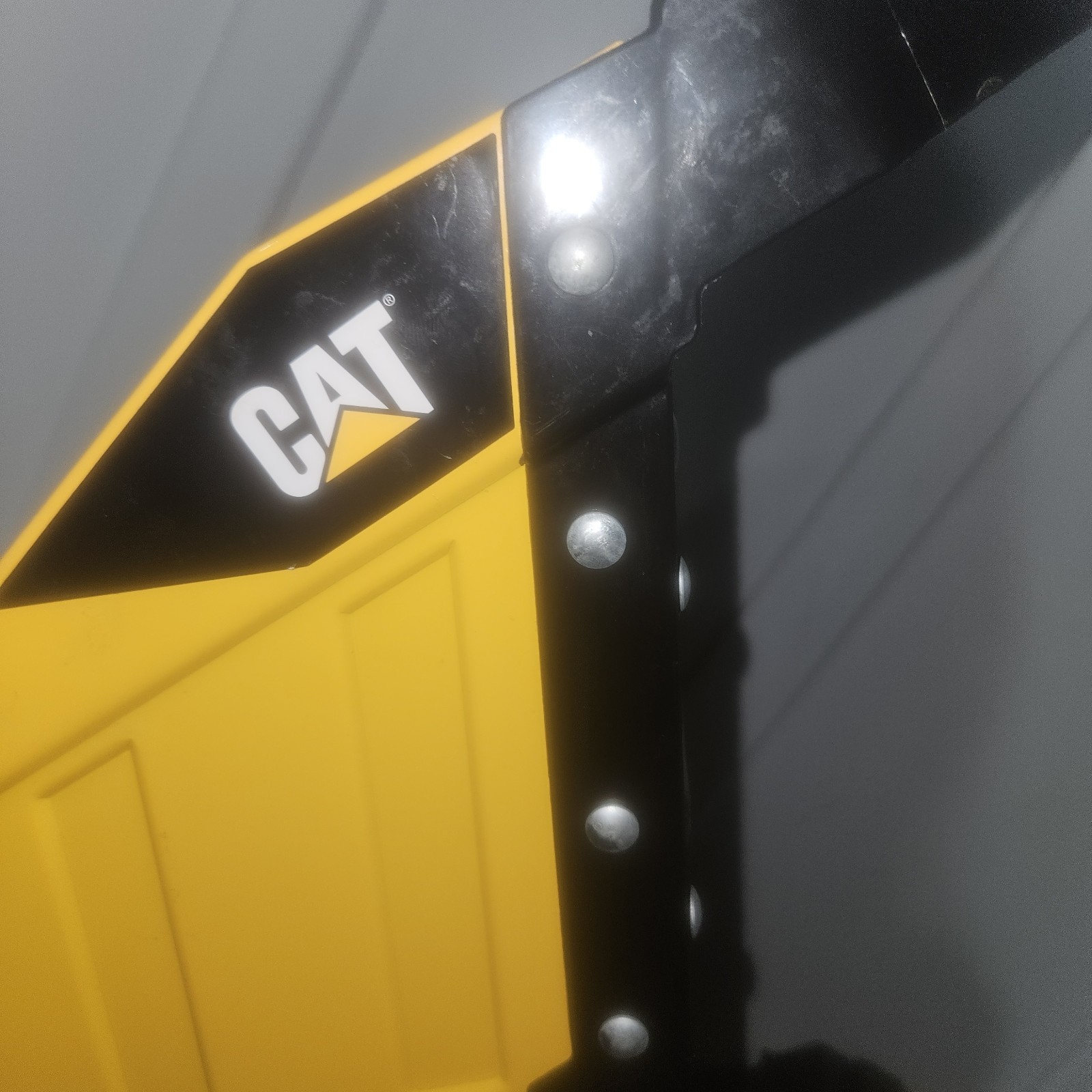 CAT Caterpillar Steel Mighty Dump Truck 20″long Construction Off-Road