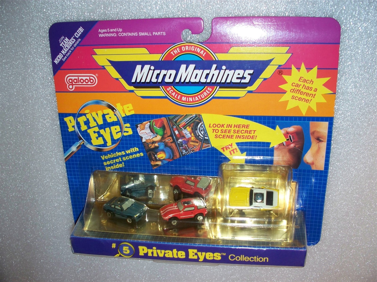 #5 PRIVATE EYES Collection Micro Machines Set