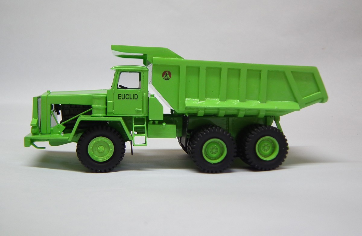 HO 1/87 Euclid R45 6×4 Truck – Handmade Resin Model