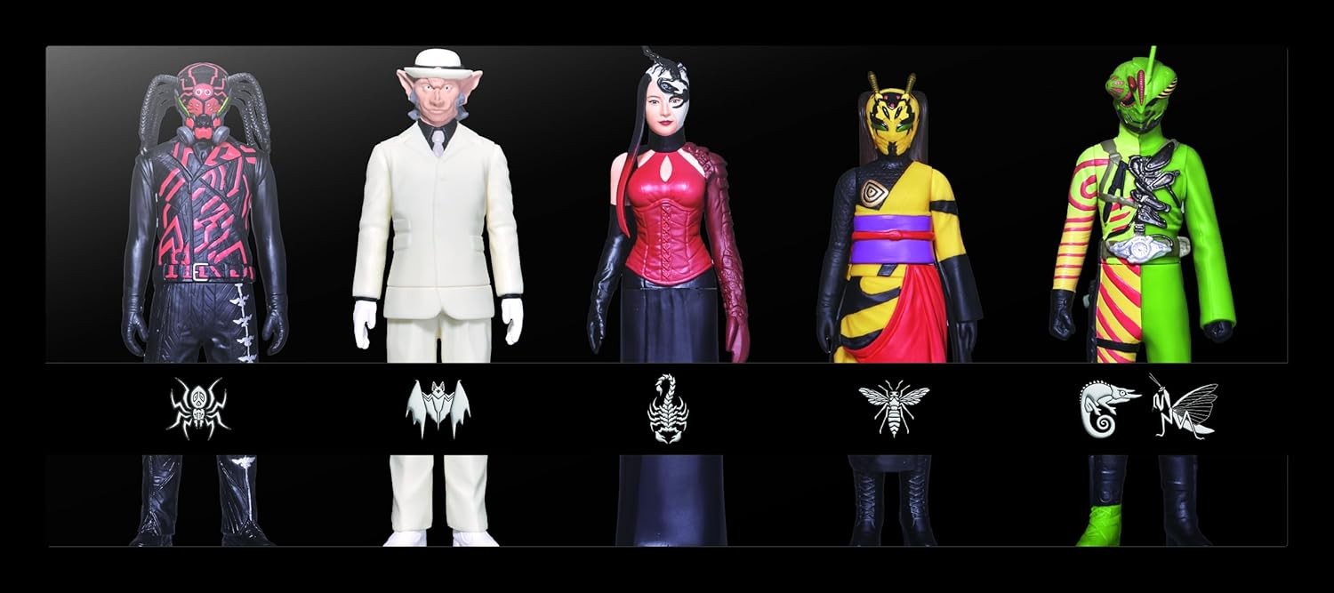 Shin Kamen Rider 3Blu-ray + 4K UHD w/ Mufflers + 6 Figures Amazon LTD BOX & POB