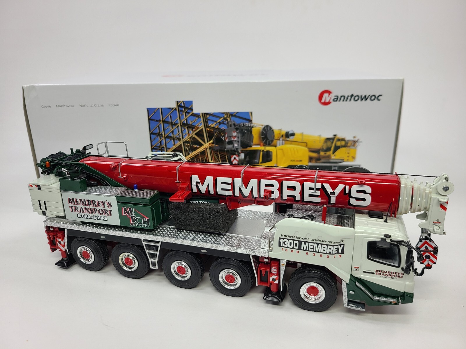 Grove GMK5095 Mobile Crane – Membreys – Drake Towsleys 1:50 Scale #01332 New