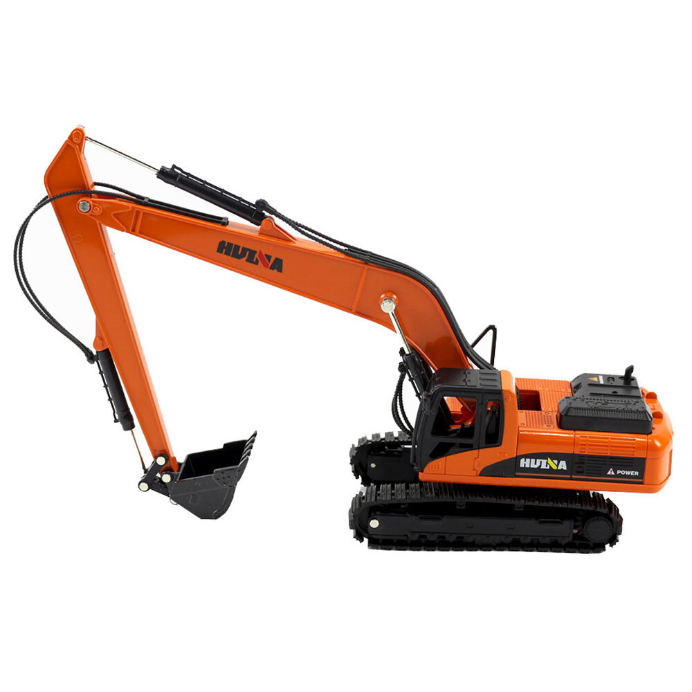 1/50 Excavator Construction Vehicle Model Diecast Digger Truck for Boys Orange