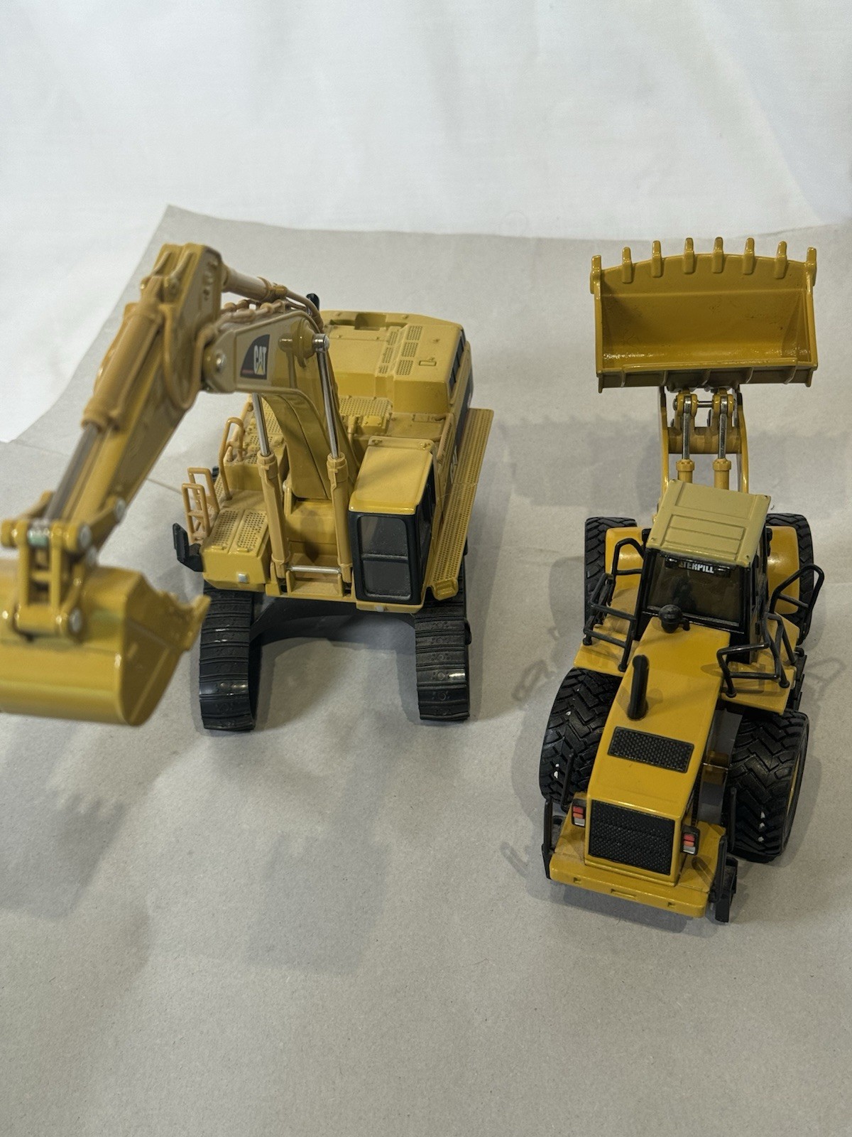 Norscot CAT 365B L Excavator 980G Wheel Loader Diecast Lot 1:50