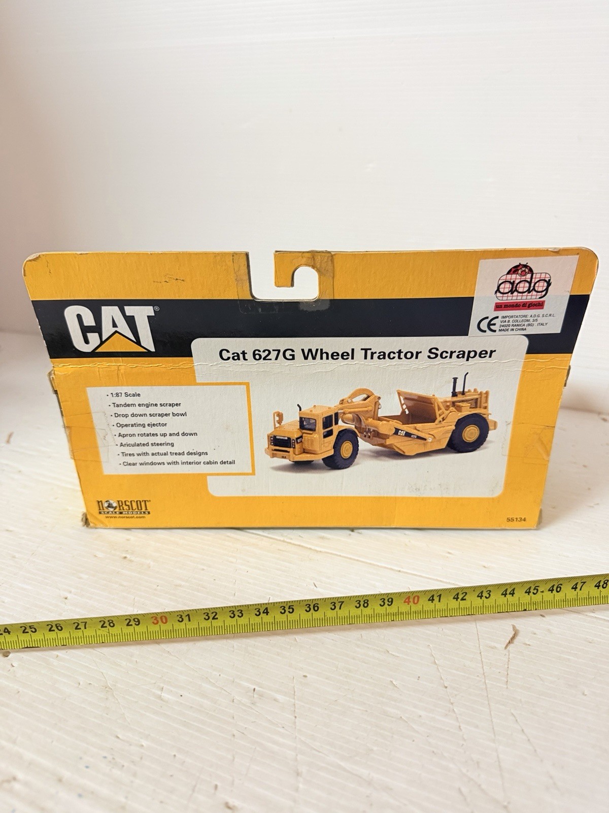 CAT CATERPILLAR 627G WHEEL TRACTOR SCRAPER ERTL 1:87 SCALE NEW!