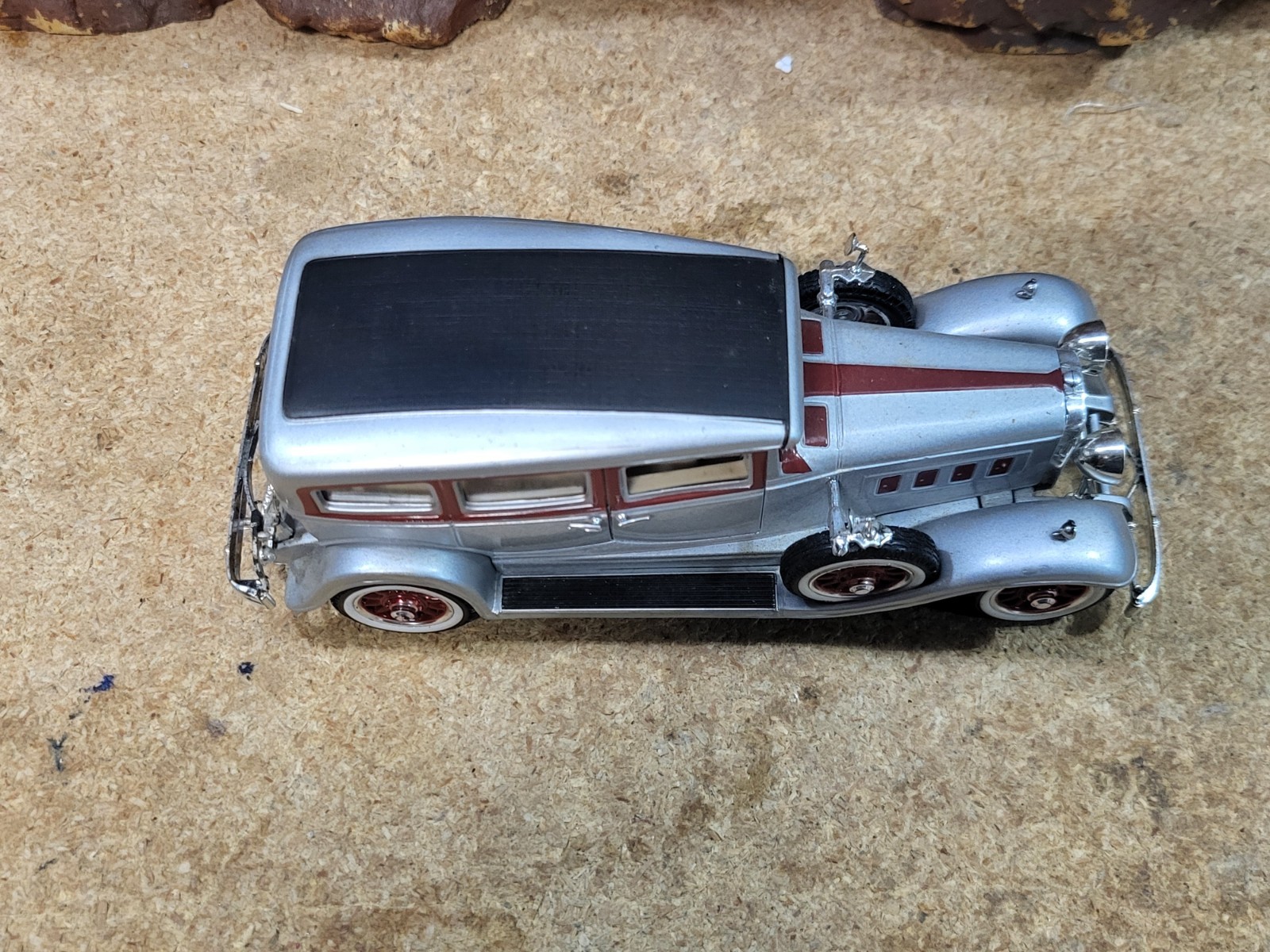 Anson 1:32 Scale 1931 Peerless Silver Diecast Car, $7/$3/$15 Ship