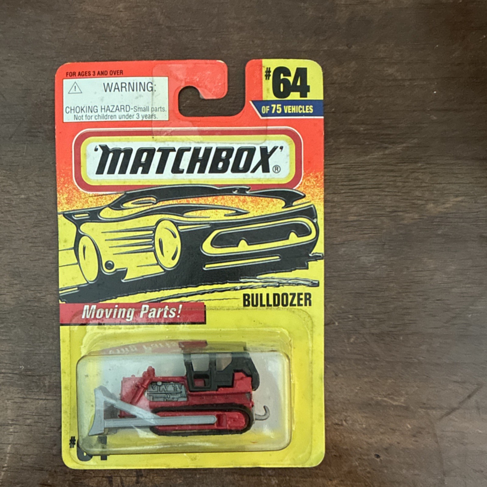 Matchbox 75 Challenge Bulldozer MB-64 Diecast 1:64 Scale Moving Parts 1996