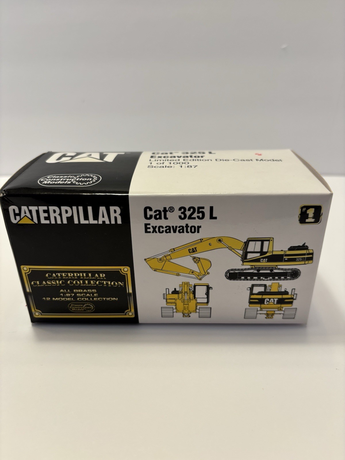 Classic Construction Models Cat 325L Hydraulic Excavator 1:87 Brass Limited Edi…