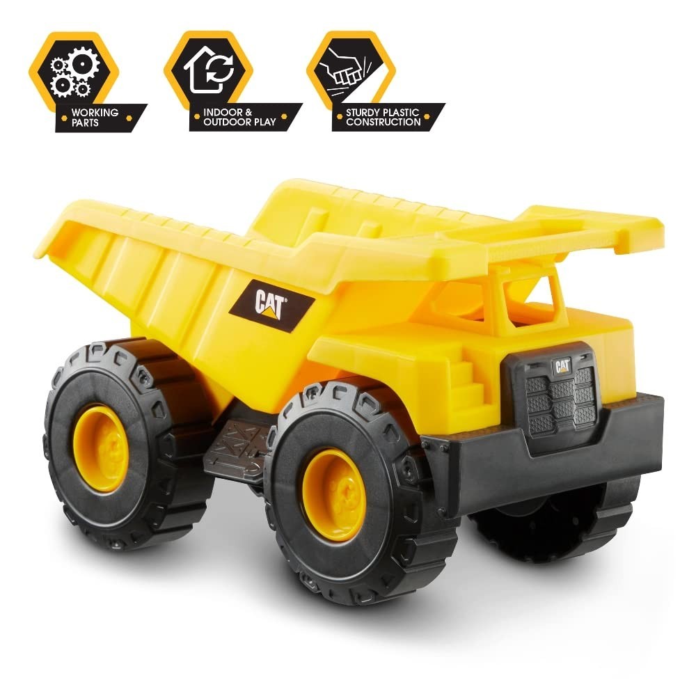 7″ Construction Toy Set – Dump Truck, Loader & Excavator Combo for Kids
