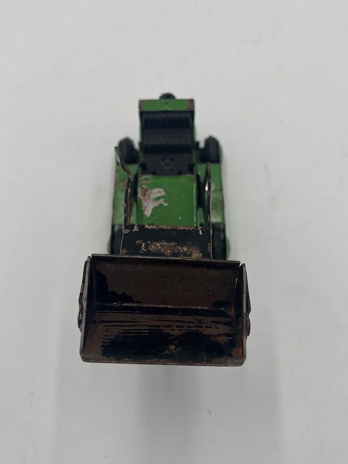 Vintage Green Tonka Construction Equipment Pressed Steel Bulldozer As Is Read
