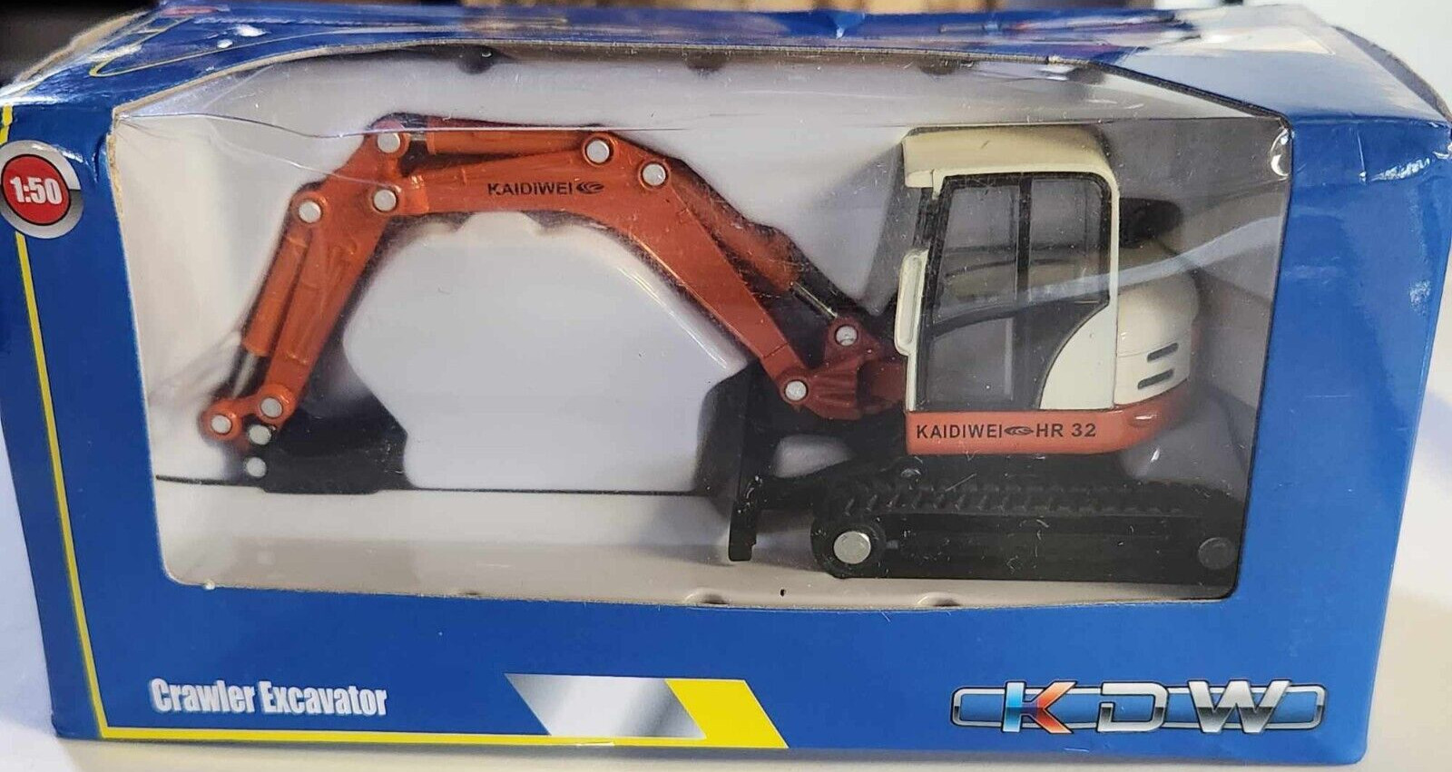 1:50 Diecast Metal Crawler Excavator Model Construction Vehicle Toys Kids Gifts