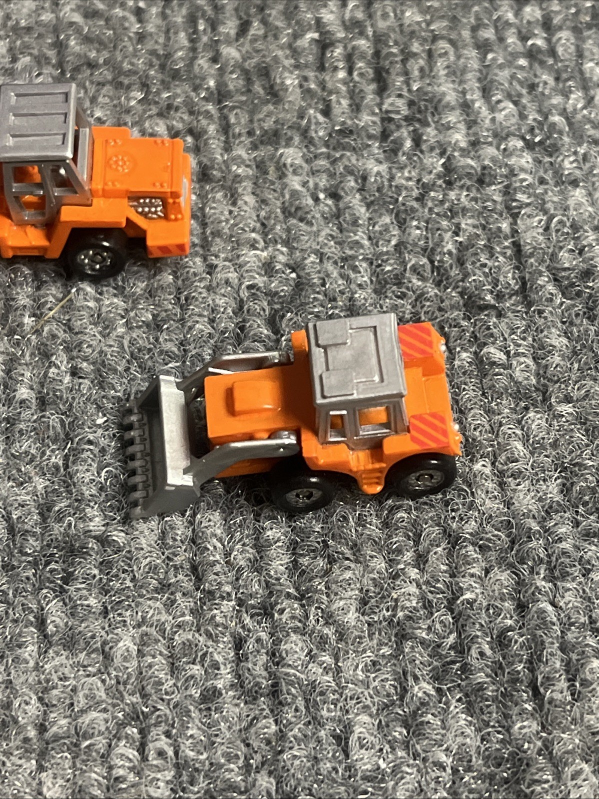 Vintage 1980s Micro Machines Galoob Construction Lot of 6 Roller Mixer Excavator