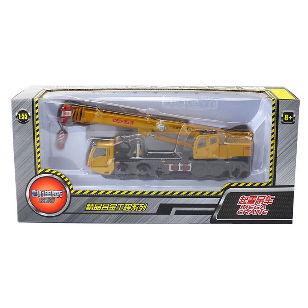1:55 Crane Truck Construction Vehicle Model Diecast Engineering Toys Kids Gift