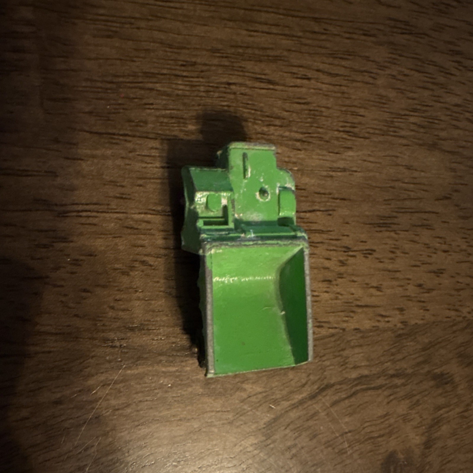TootsieToy Vintage Green Cast Iron Diecast Construction Vehicle Toy Collectible