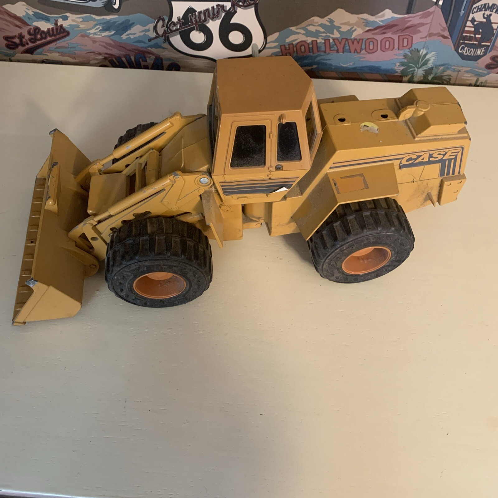 VINTAGE ERTL CASE W30 WHEEL FRONT LOADER DIECAST CONSTRUCTION Paypoader