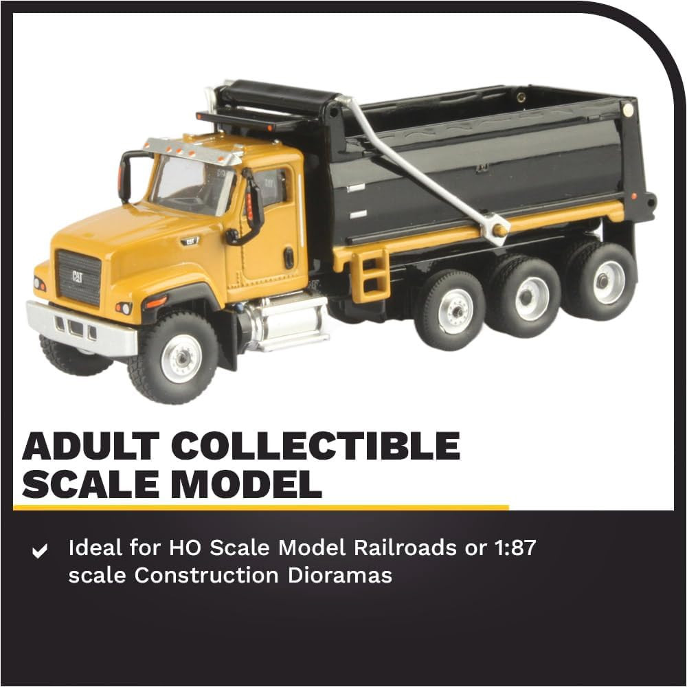 1:87 Caterpillar CT660 Dump Truck, HO Scale Series Cat Trucks & Construction Equ