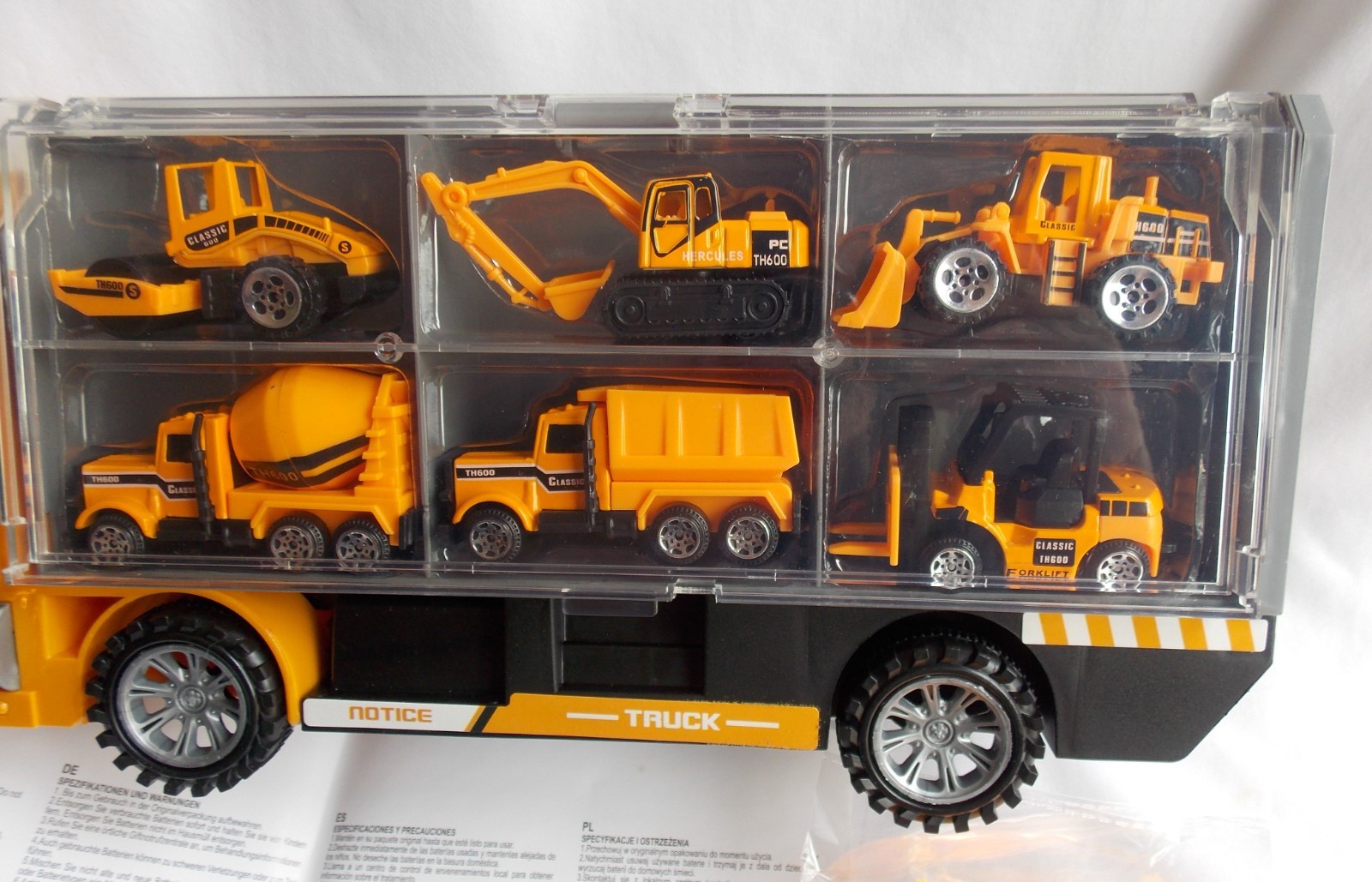 Construction Vehicle Carrier Truck Joyin Toy Set
