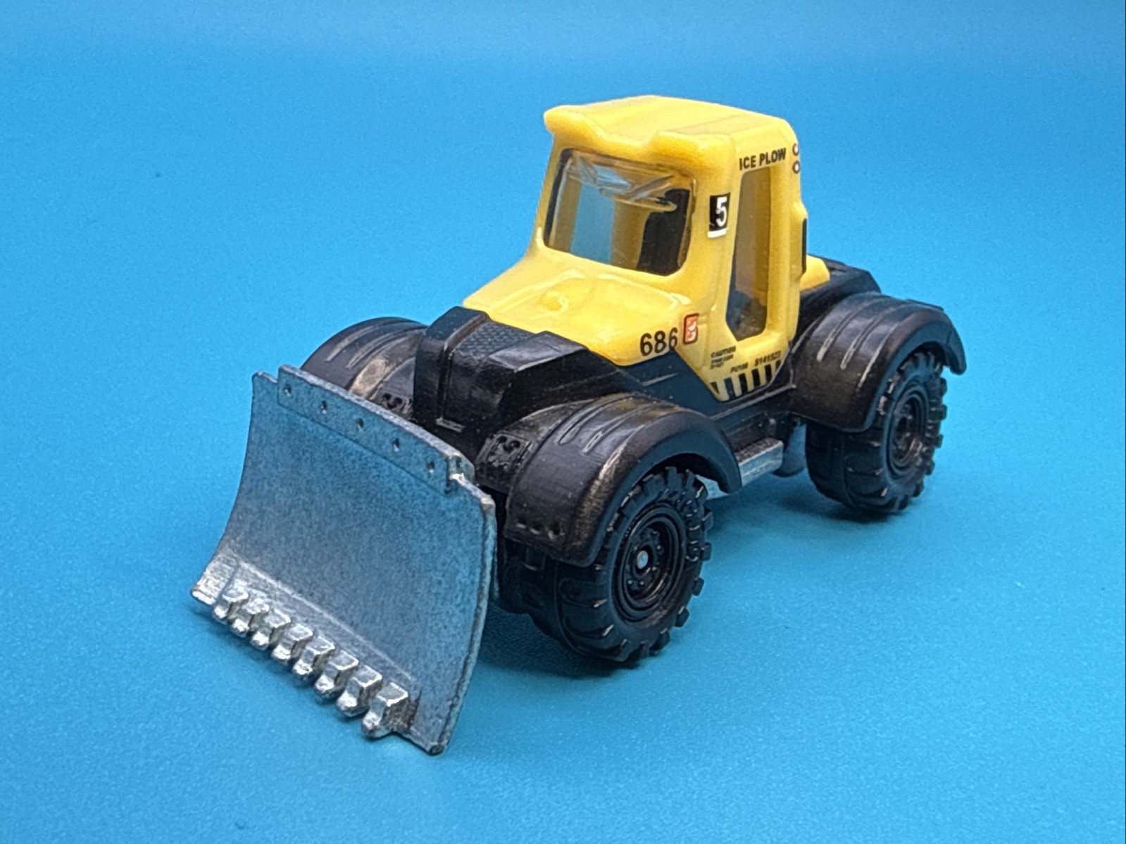 2005 Matchbox Yellow Snow Tractor “Plowverizer”