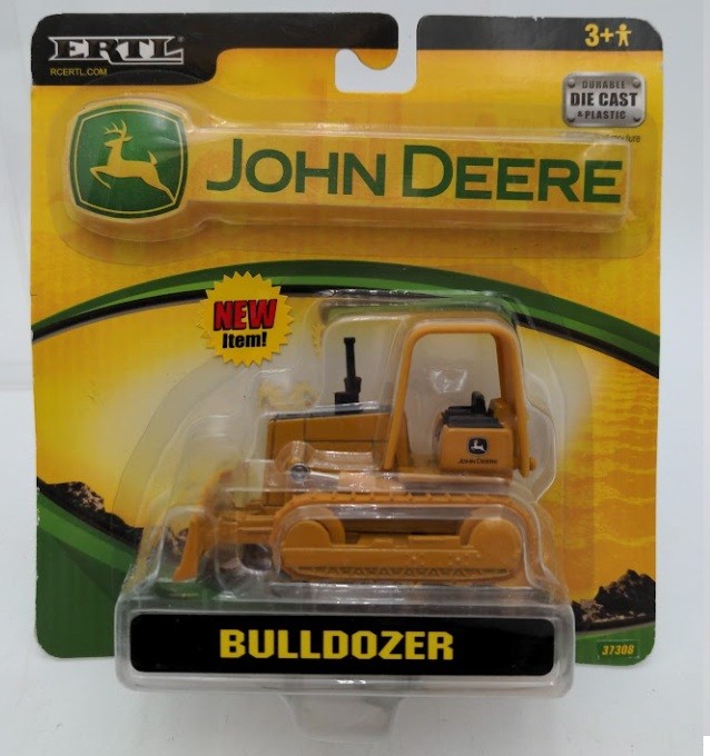 Ertl 37308 1:64 Scale Yellow John Deere Bulldozer Die Cast & Plastic Model