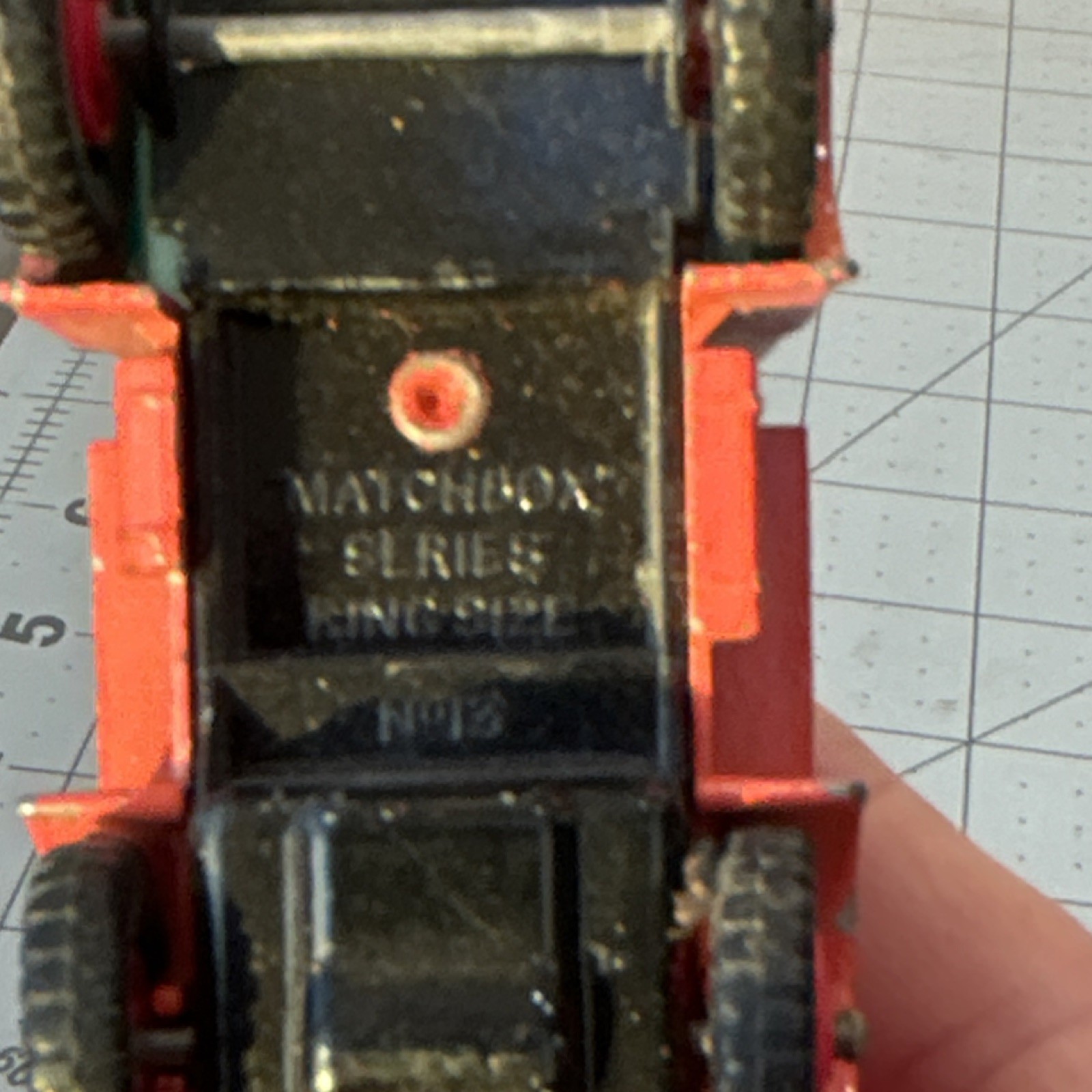 Matchbox Series King Size Cement Mixer Diecast Red Black Toy