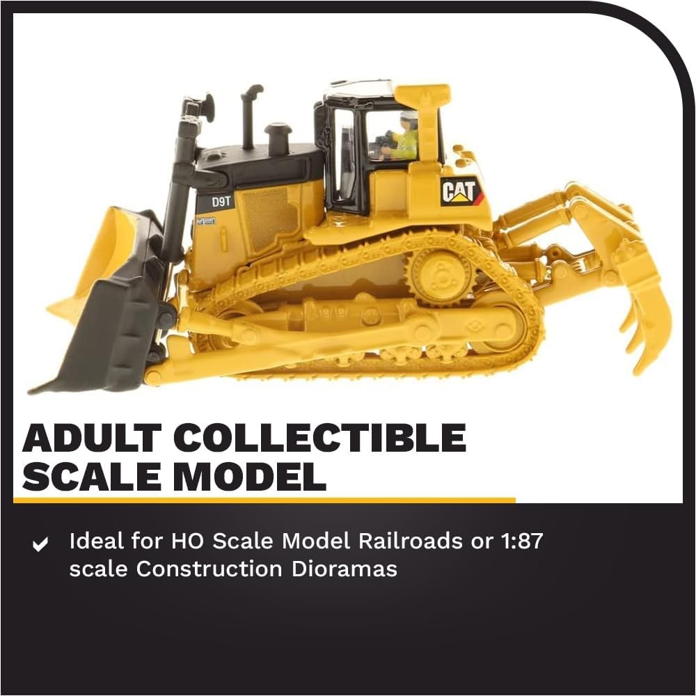1:87 Caterpillar D9T Dozer, HO Scale Series | 1:87 Scale Model Diecast Collectib