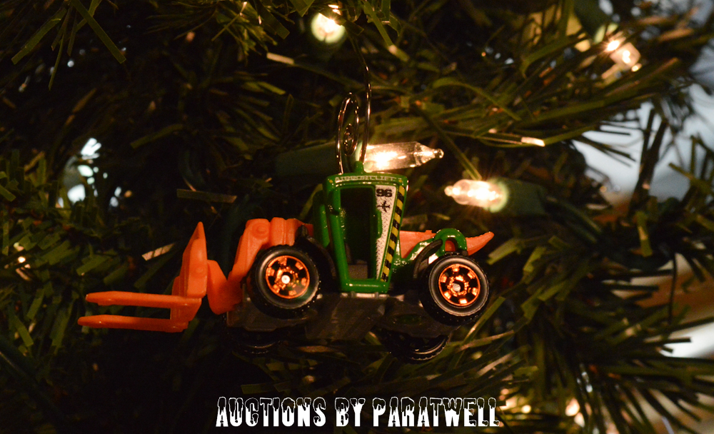 Custom 1/64 Skytrak Fork Lift Christmas Ornament Genie CAT JLG Lull Case Deere