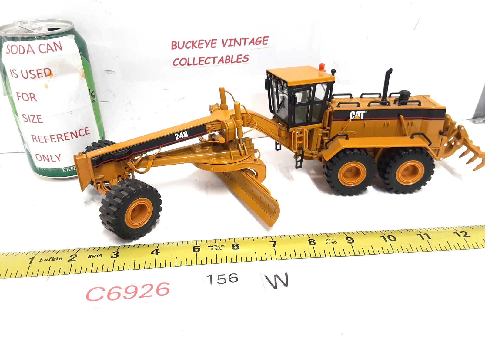 Nice~NORSCOT 1:50 CAT CATERPILLAR 24H MOTOR GRADER 55133 NO BOX