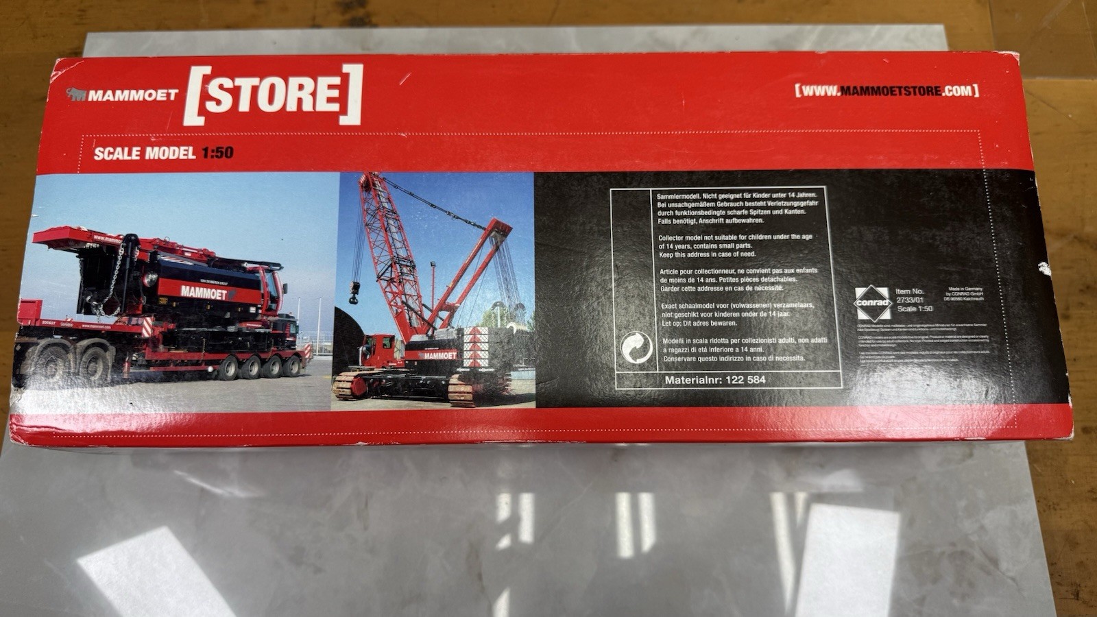 Sennebogen 5500SL Crawler Crane 1:50 Scale